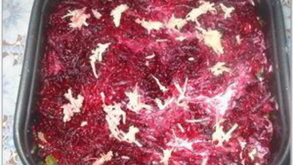 салат кальмары под шубой