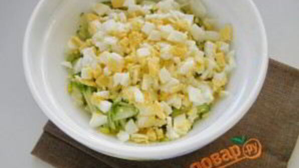 салат крабовый под шубой