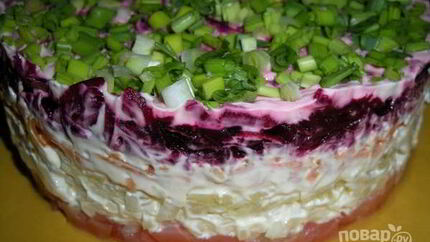 Салат Семга под шубой