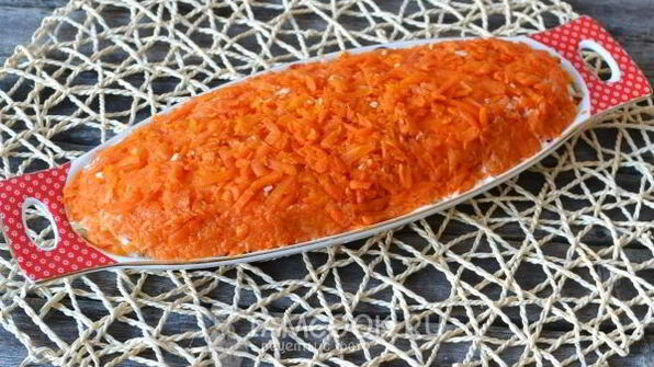 салат шпроты под шубой