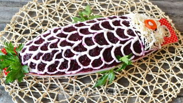 салат шпроты под шубой