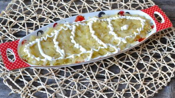 салат шпроты под шубой