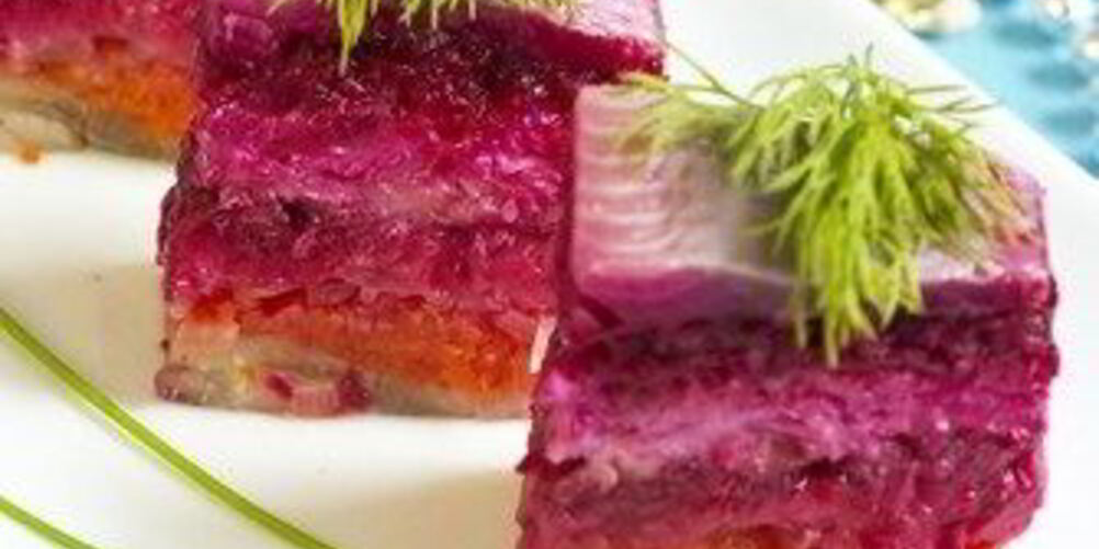 Рецепт сельди под шубой с сыром