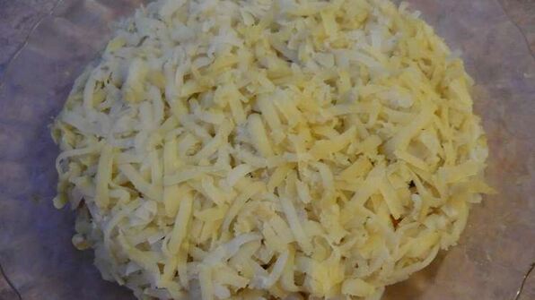 сельдь под шубой с яблоком