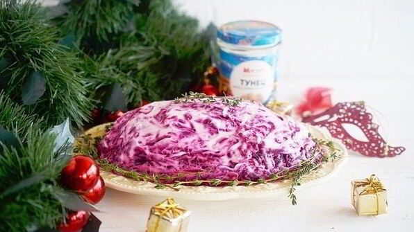 тунец под шубой