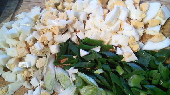 салат с брокколи