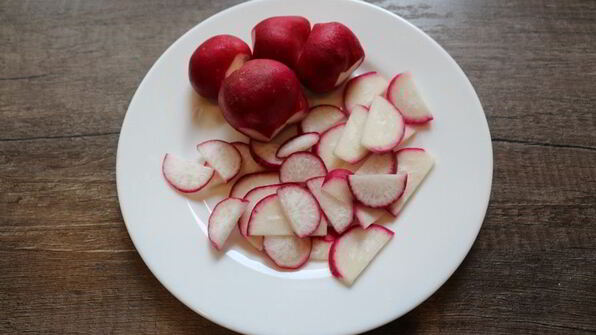 салат с редисом