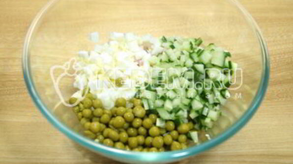 салат шапка деда мороза