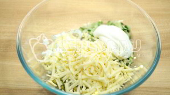 салат шапка деда мороза