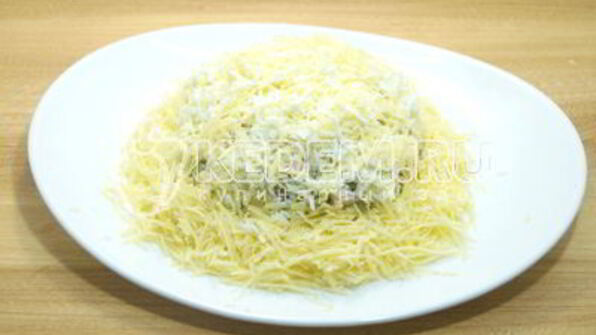 салат шапка деда мороза