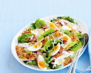 Новогодний салат Цезарь