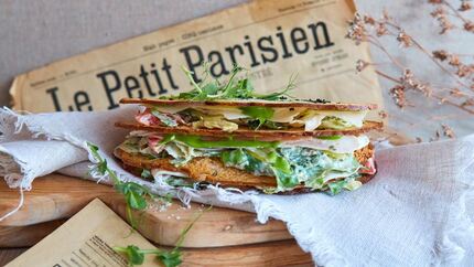 Сэндвич с салатом Цезарь