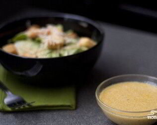 Заправка для салата Цезарь