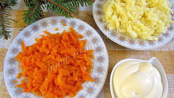 салат варежка