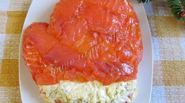 салат варежка