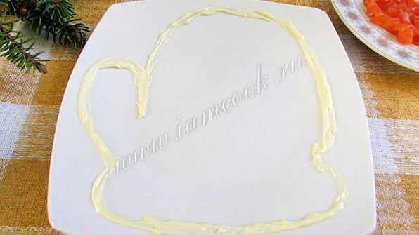 салат варежка