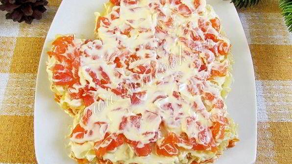 салат варежка