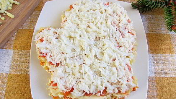 салат варежка