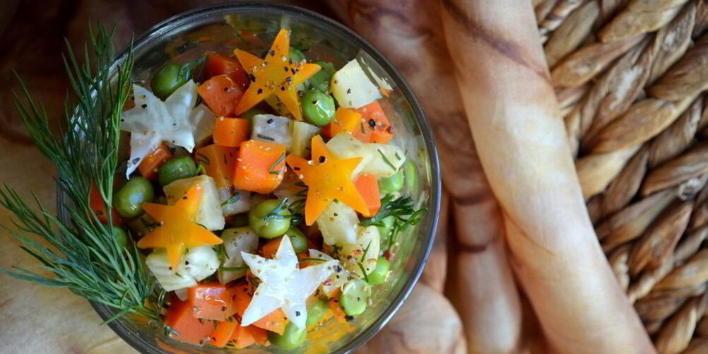 Рецепт салата звездного