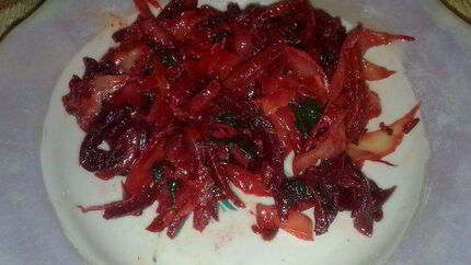 Капуста с овощами