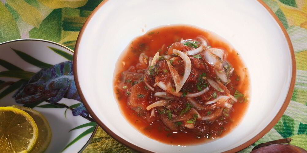 Рецепт томатного винегрета