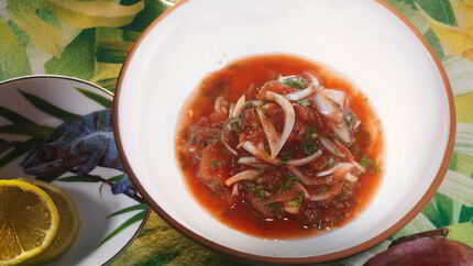 Томатный винегрет