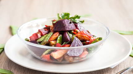 Винегрет из печеных овощей