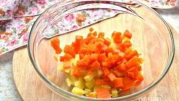 винегрет классический с горошком и капустой