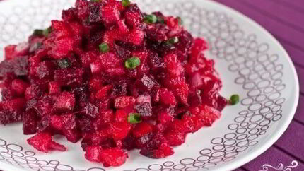 Винегрет с фасолью