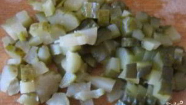 винегрет с грибами