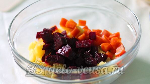 винегрет с кукурузой