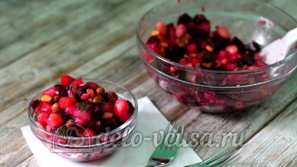 винегрет с кукурузой