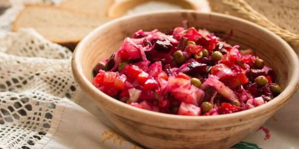 Рецепт винегрета с квашеной капустой