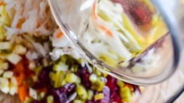 винегрет с квашеной капустой