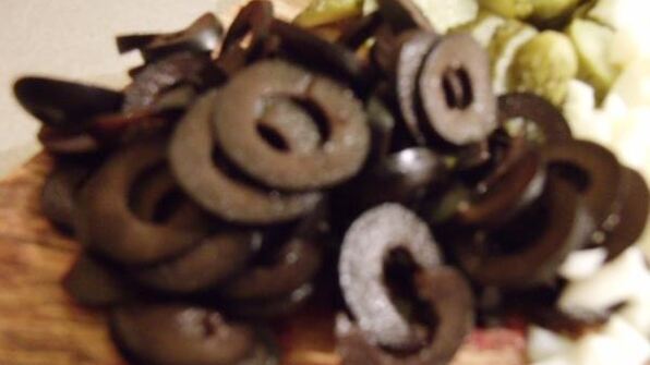 яичный салат с оливками