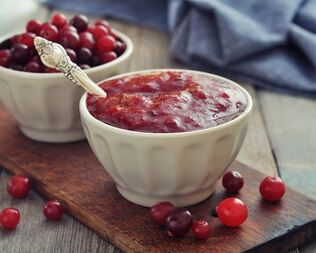 Брусничный соус к утке