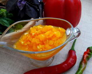 Необычный острый соус к мясу