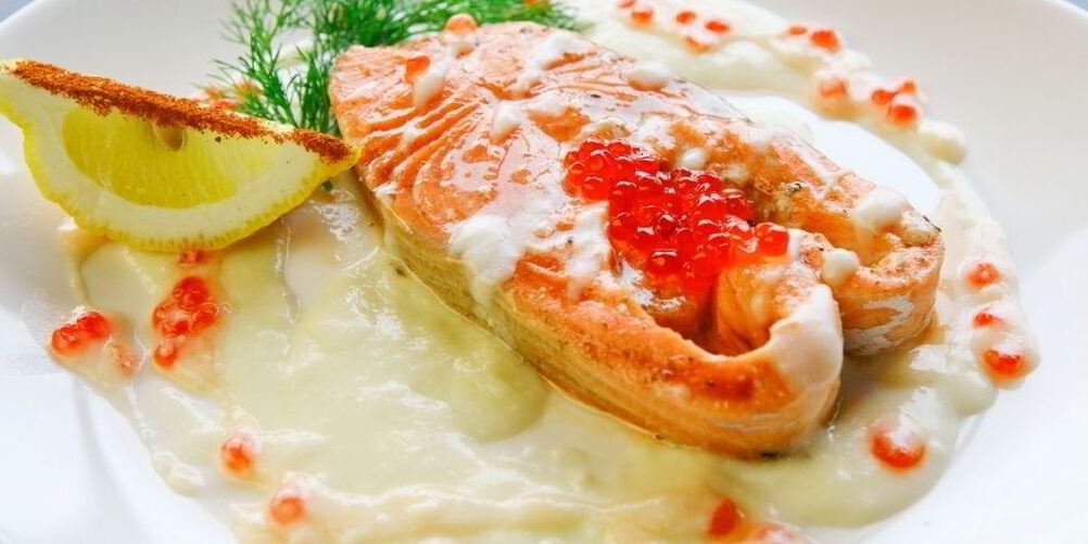Рецепт сливочного соуса к рыбе с икрой