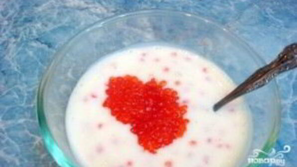 сливочный соус к рыбе с икрой