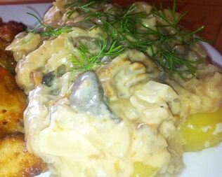 Соус из белых грибов