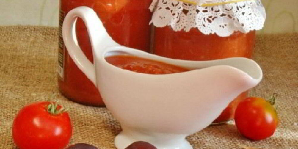 Рецепт соуса из слив и помидоров