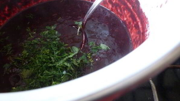 соус из жимолости к мясу