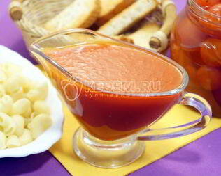 Томатный соус из маринованных помидоров