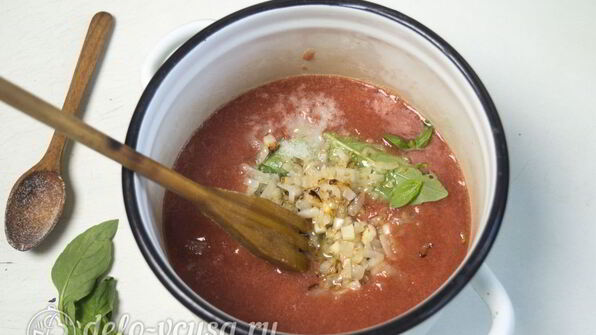томатный соус с базиликом