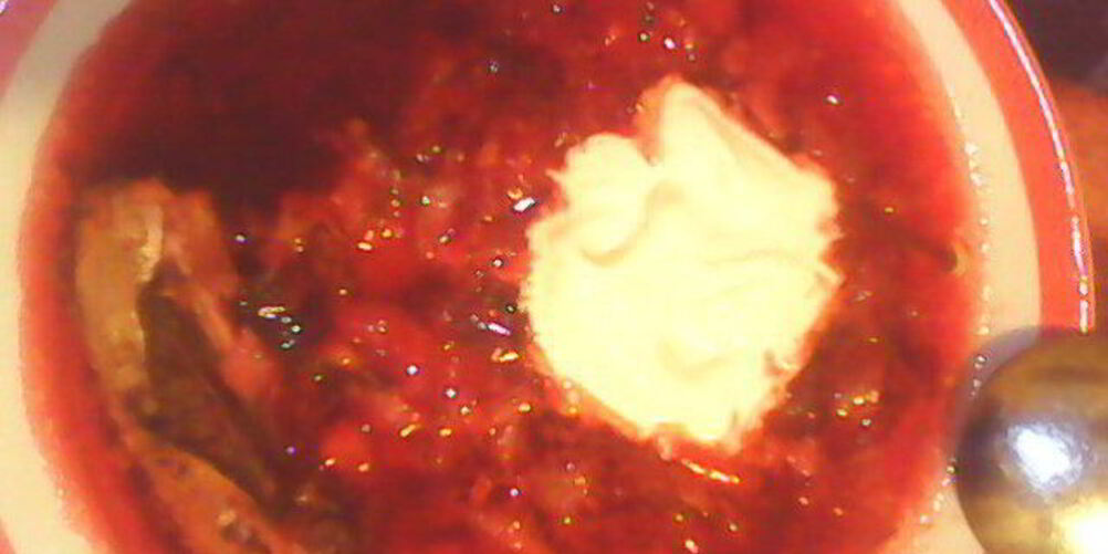 Рецепт бабушкиного борща