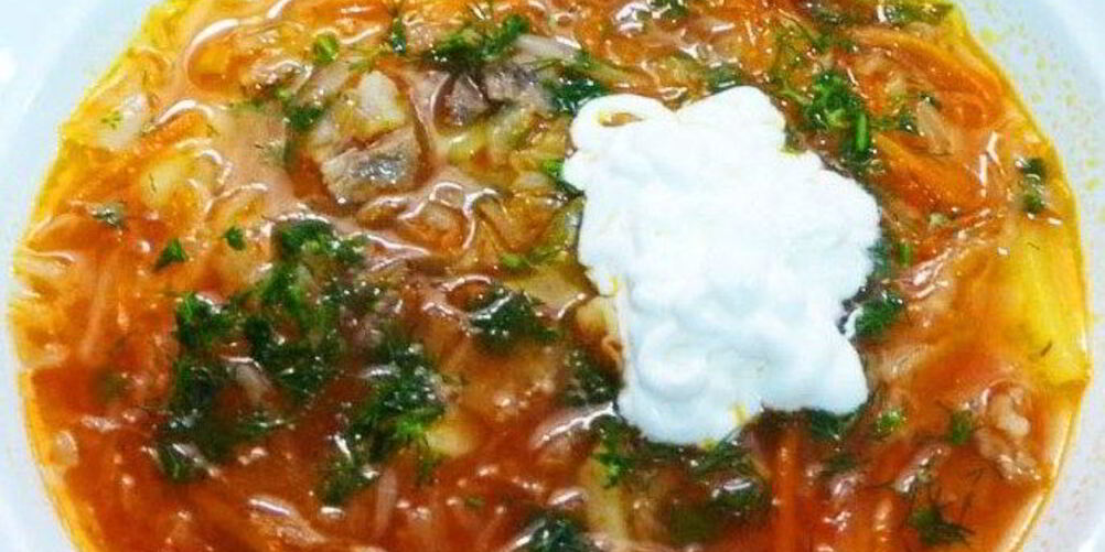 Рецепт борща из баранины