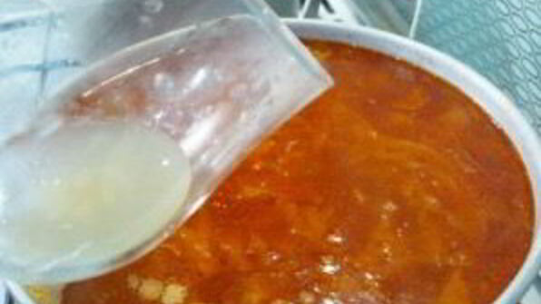 борщ из баранины