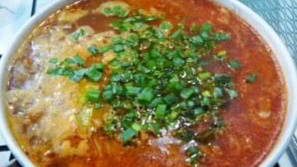 борщ из баранины