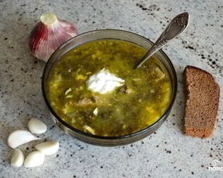 Борщ из крапивы