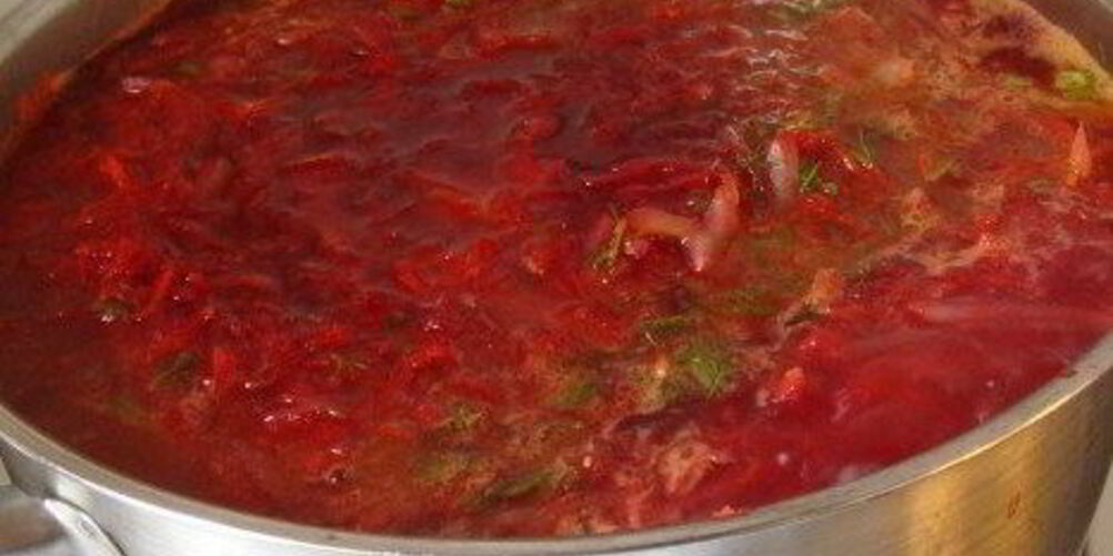 Рецепт борща московского со свежей капустой